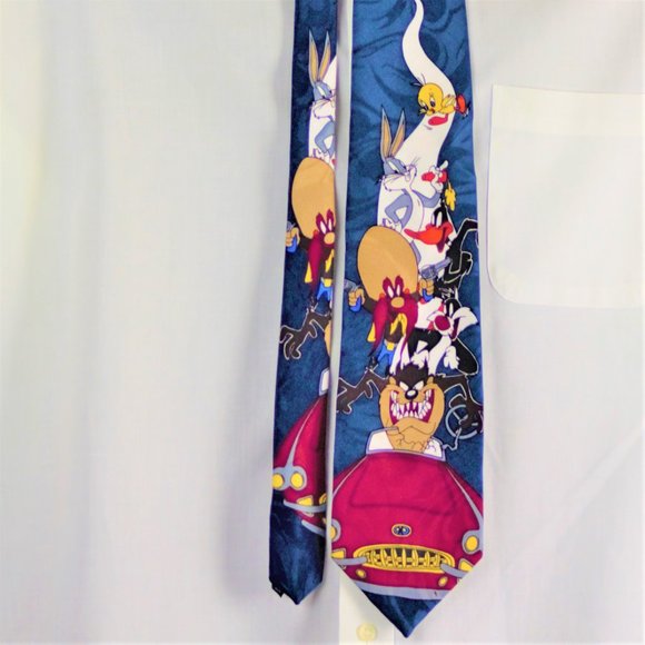 Warner Bros. Vtg 1996, Looney Tunes Necktie - Picture 11 of 16